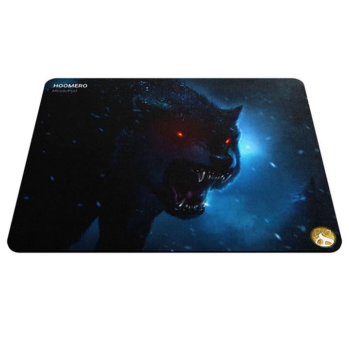 ماوس پد هومرو طرح black wolf مدل A1163 Hoomero black wolf A1163 Mousepad